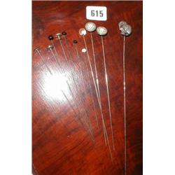 A quantity of C19th and later hat pins...