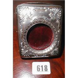 A C19th silver travelling pocket watch hol...