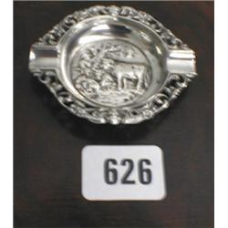 An early C20th European silver ashtray wit...