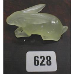 A C19th Jadeite rabbit...