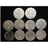 Image 2 : 10 ASSORTED 1890'S SEATED LIBERTY DIMES