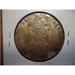 1780 AUSTRIA MARIA THERESIA THALER (SILVER)