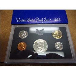 1968 US PROOF SET (WITH BOX) 40% SILVER HALF