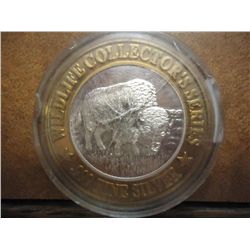 DUBUQUE CASINO $10 SILVER TOKEN (UNC)