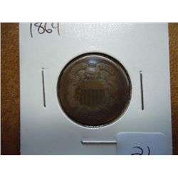 1864 TWO CENT PIECE