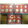 Image 1 : 1980, 81 & 82 US PROOF SETS (WITH BOXES)