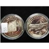 Image 2 : 2-2005 UKRAINE HRYVEN AIRCRAFT COINS PROOF