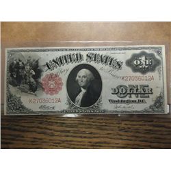 1917 US LARGE SIZE $1 LEGAL TENDER NOTE