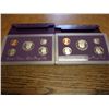Image 1 : 1991 & 93 US PROOF SETS (WITH BOXES)