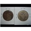 Image 2 : 1900 & 12-S BARBER HALF DOLLARS