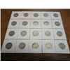 Image 2 : 20 ASSORTED WASHINGTON SILVER QUARTERS