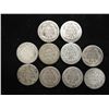 Image 2 : 10 ASSORTED 1890'S SEATED LIBERTY DIMES