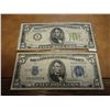 Image 1 : 1934-D $5 SILVER CERTIFICATE & 1934 $5 FRN