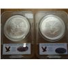 Image 2 : 2-2010 AMERICAN SILVER EAGLES CSI  MS70