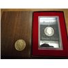 Image 1 : 1971-S IKE SILVER DOLLAR PROOF (BROWN PACK)