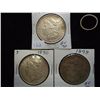Image 1 : 1886,90 & 98 MORGAN SILVER DOLLARS