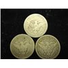 Image 2 : 3 ASSORTED BARBER QUARTERS