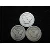 Image 2 : 3 ASSORTED STANDING LIBERTY QUARTERS