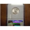 Image 2 : 1943 WASHINGTON SILVER QUARTER NGC MS66