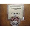 Image 2 : 2000 LIBERIA $10 AMERICAN CIVIL WAR SILVER PROOF