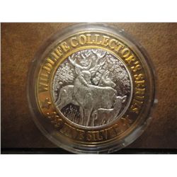 DUBUQUE CASINO $10 SILVER TOKEN (UNC)
