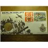 Image 1 : BERLIN AIRLIFT PHILATELIC MEDALLIC COVER