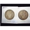 Image 1 : 1903-O & 07-O BARBER HALF DOLLARS