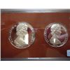 Image 2 : 1974 COOK ISLANDS SILVER PF $2 1/2 & $7 1/2
