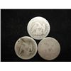 Image 2 : 3 ASSORTED SEATED LIBERTY QUARTERS