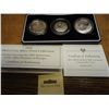 Image 1 : 1994 3 COIN SILVER PROOF SET SEE DESCRIPTION