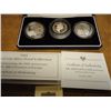 Image 2 : 1994 3 COIN SILVER PROOF SET SEE DESCRIPTION