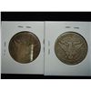 Image 2 : 1898 & 99 BARBER HALF DOLLARS