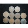 Image 2 : 10 ASSORTED 1880'S INDIAN HEAD CENTS