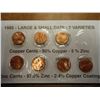 Image 1 : 1982-7 VARIETIES LINCOLN CENT SET (UNC)
