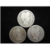 Image 1 : 3 ASSORTED BARBER QUARTERS