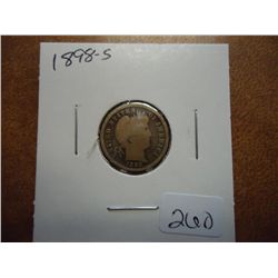 1898-S BARBER DIME
