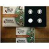 Image 2 : 2000 CANADAS BIRDS OF PREY 4 COIN STERLING SET