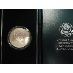 1990 EISENHOWER CENTENNIAL UNC SILVER DOLLAR