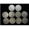 Image 1 : 10 ASSORTED 1960'S CANADA SILVER 25 CENTS