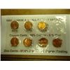 Image 1 : 1982-7 VARIETIES LINCOLN CENT SET (UNC)