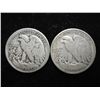 Image 2 : 1935 & 37 WALKING LIBERTY HALF DOLLARS