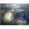 Image 2 : 1974-S IKE SILVER DOLLAR (UNC) (BLUE PACK)