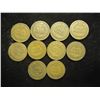 Image 2 : 10 ASSORTED 1880'S INDIAN HEAD CENTS