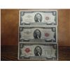 Image 1 : 1928-D,53-A & 63 $2 US RED SEAL NOTES