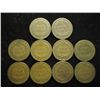 Image 2 : 10 ASSORTED 1890'S INDIAN HEAD CENTS
