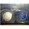 Image 2 : 1971-S IKE SILVER DOLLAR (UNC) (BLUE PACK)