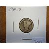 Image 1 : 1921-D MERCURY DIME (KEY DATE)