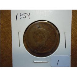 1854 US LARGE CENT