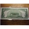 Image 2 : 1934-C US $5 SILVER CERTIFICATE BLUE SEAL CRISPUNC
