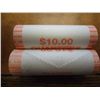 Image 1 : ROLLS OF 2000 P/D MARYLAND QUARTERS UNC